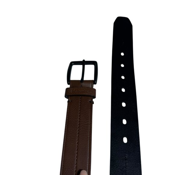 Cole Haan Brown Leather Channel Detailing Belt – Size 42 – EUC - Picture 12 of 12